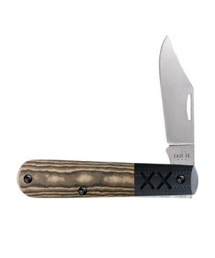 Case Crossroads XR Barlow black and tan pocket knife